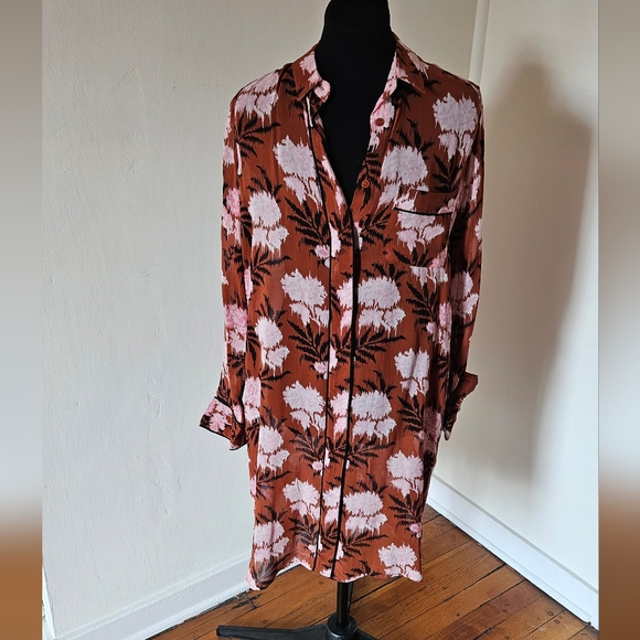 GANNI two piece tabard tunic and pant set size S or M. Pajama jam! - Picture 2 of 16